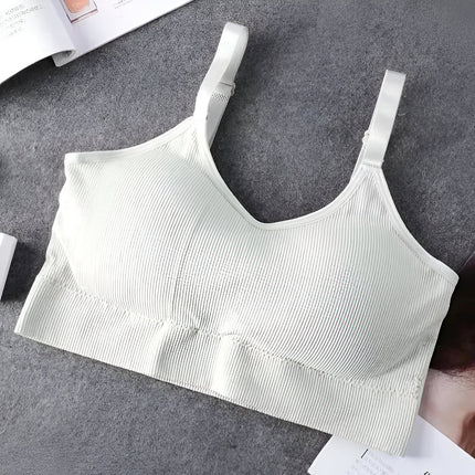 Bralette deportivo sin costuras y sin aros para mujer