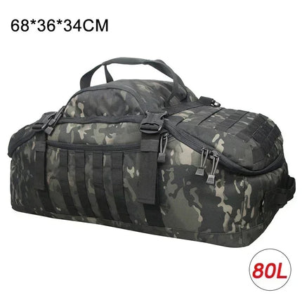 Ultimate 3-in-1 Military Tactical Backpack - Waterproof Duffle Bag for Outdoor Adventures