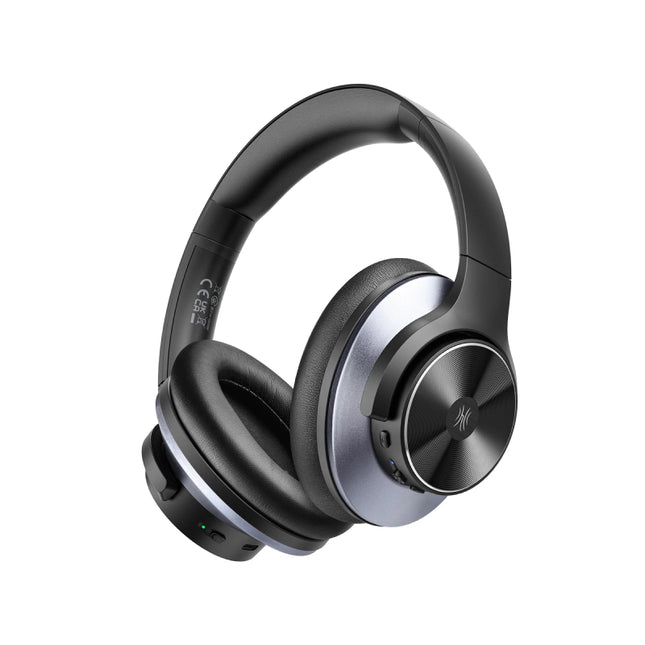 Auriculares inalámbricos Bluetooth supraurales con cancelación activa de ruido y audio de alta resolución