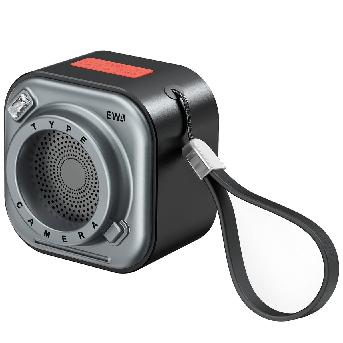 Portable Mini Bluetooth Speaker with Stereo Sound and Flashlight, 12-Hour Playtime