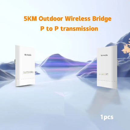 Repetidor y punto de acceso WiFi para exteriores de 5 km, 5 GHz y 867 Mbps