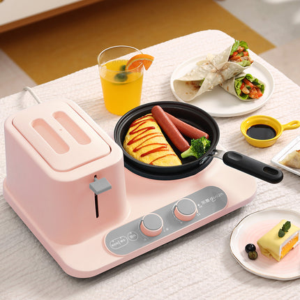 Three-in-one toaster breakfast machine for household use - Wnkrs