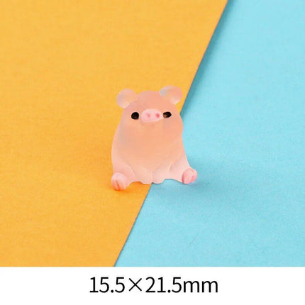 Cute Resin Piggy Decoration for Console & Rearview Mirror - Wnkrs