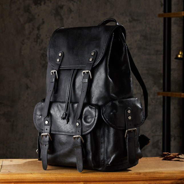 Sac de voyage tendance pour homme en cuir de vachette tanné à la main