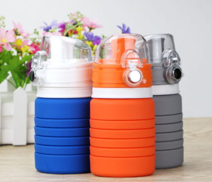 Silicone Folding Sports Collapsible Water Bottle Portable Travel Hiking Camping Cycling Climbing Expandable Drink Bottle Hot Sal - Wnkrs