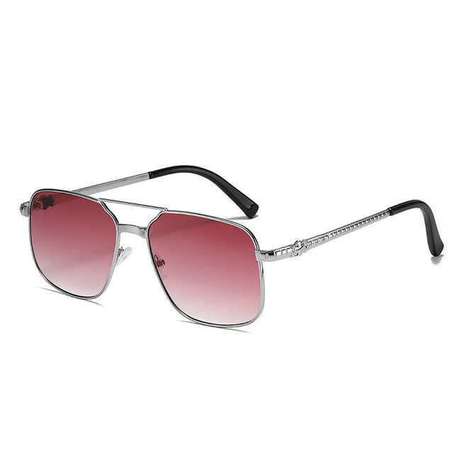 Metal Square Frame Sunglasses