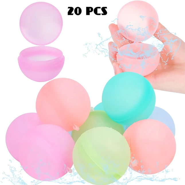 Ballons d'eau réutilisables en silicone multi-âges