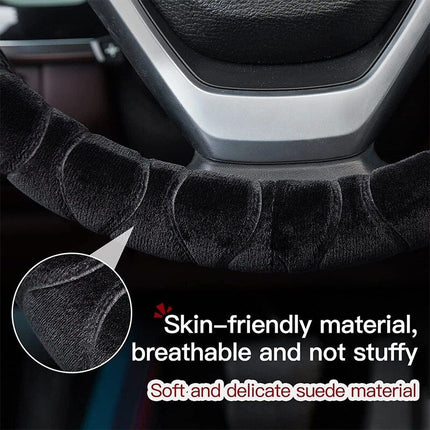 Soft Winter Warm Plush Car Steering Wheel Cover - Wnkrs