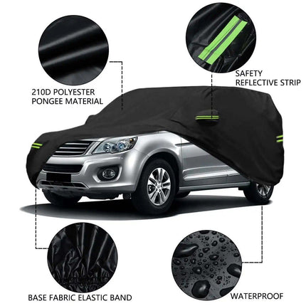 Universal SUV Car Cover - All-Weather Protection for M/L/XL/XXL Sizes - Wnkrs