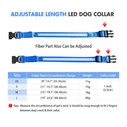 LED Safety Dog Collar - Wnkrs