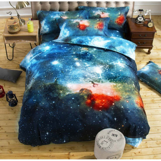 3D Print Bed Sheets Set Duvet Quilt Cover Sets Bed 4 Piece - Wnkrs