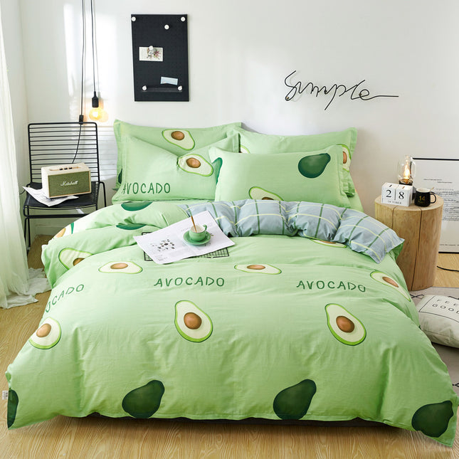 Three or Four-piece Cotton Twill Bedding for Students - Wnkrs