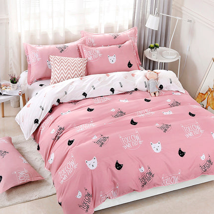 Three-piece Cotton Sheet Duvet Cover - Wnkrs