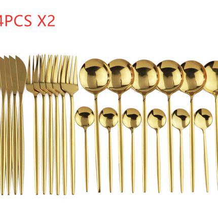 24pcs Luxury Cutlery Set - Wnkrs