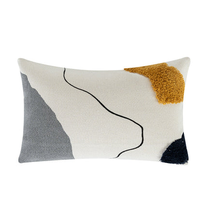 Living Room Modern Line Hug Geometric Sofa Pillowcase - Wnkrs