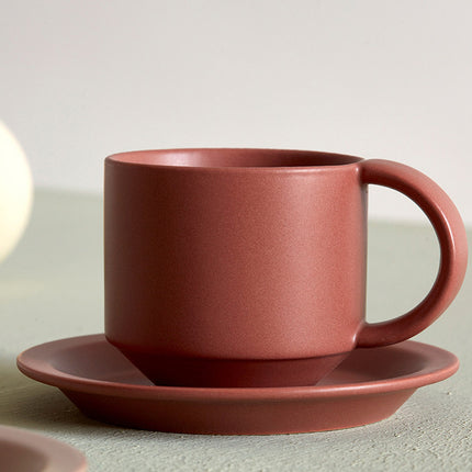 Velvet Ceramic Coffee Mug With Tray - Wnkrs