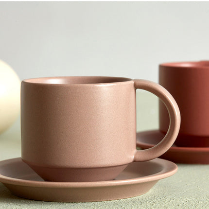 Velvet Ceramic Coffee Mug With Tray - Wnkrs