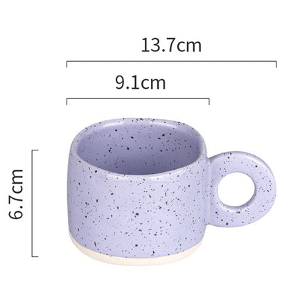 Candy Color 280ml Ceramic Mug with Handle - Wnkrs