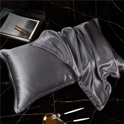 Single Side Silk Silk Pillowcase Splicing Small Side Envelope Pillowcase - Wnkrs