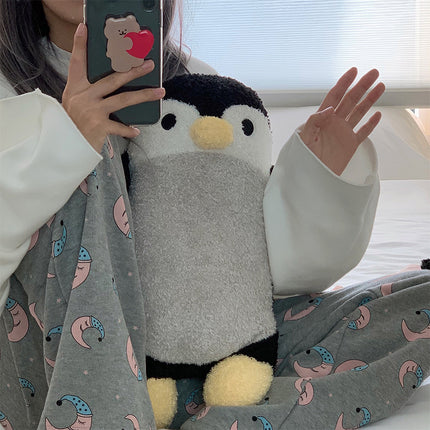 Comfortable Velvet three-Dimensional Little Penguin Pillow Nap Cushion Small Pillow Doll - Wnkrs