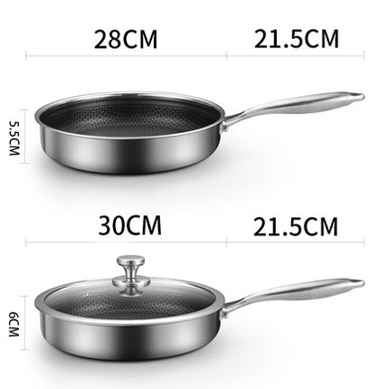 Stainless Stee Frying Pan Non-Stick Frying Pan - Wnkrs