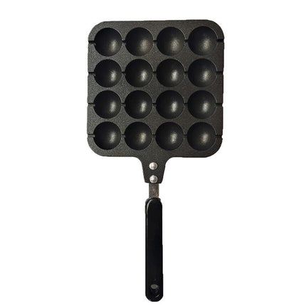 Household Hong Kong-Style Egg Waffle Pan Commercial Portable Gas Round Egg Waffle Machine Cake Cake Non-Stick Bakeware Baking Mold - Wnkrs