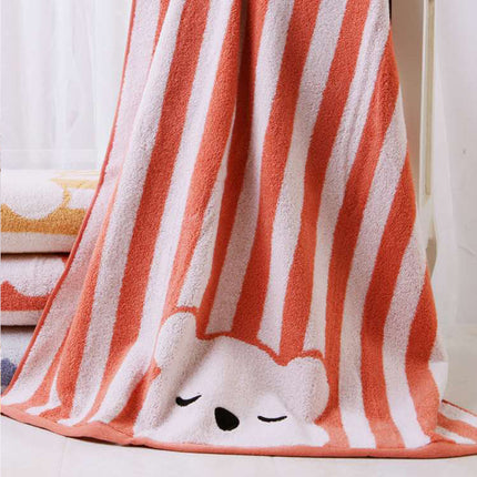 Cartoon Bath Towel Soft Absorbent Multicolor Baby Bath Towel - Wnkrs