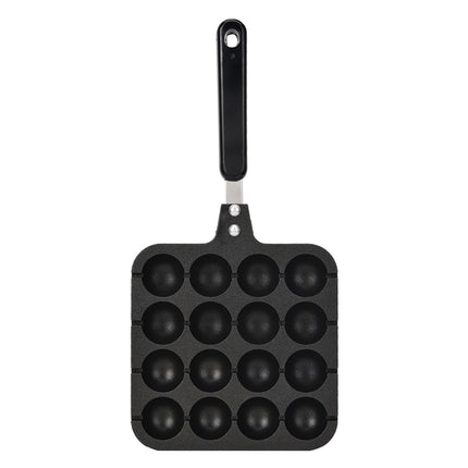 Household Hong Kong-Style Egg Waffle Pan Commercial Portable Gas Round Egg Waffle Machine Cake Cake Non-Stick Bakeware Baking Mold - Wnkrs