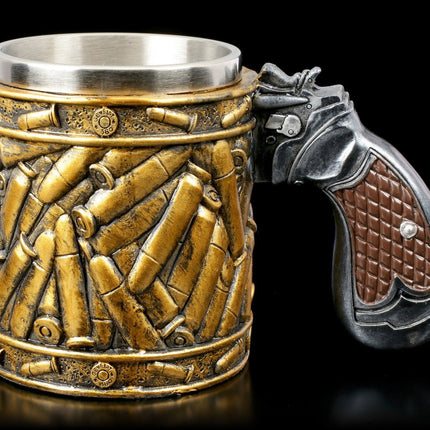 Bullet Stainless Steel Cup Personalized Pistol Style Beer Cup - Wnkrs