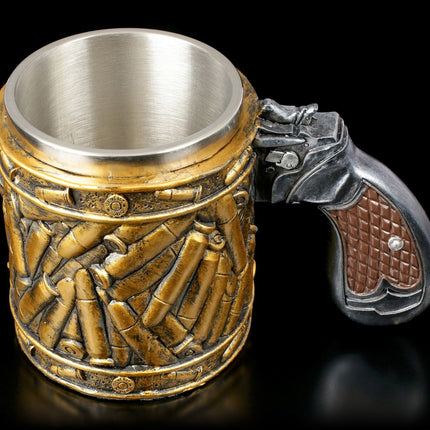 Bullet Stainless Steel Cup Personalized Pistol Style Beer Cup - Wnkrs