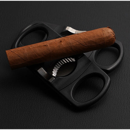 Cigar cutter Serrated double-edged cigar cutter Portable cigar cutter Cigar cutter blade design cigar cutter - Wnkrs