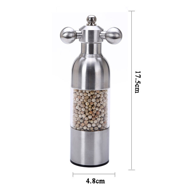 Pepper Mill Gadgets Pepper and Salt Grinder Grinding 4 Color Garlic Grinding Spice Grinder Kitchen Creative Tools BBQ Accessory - Wnkrs