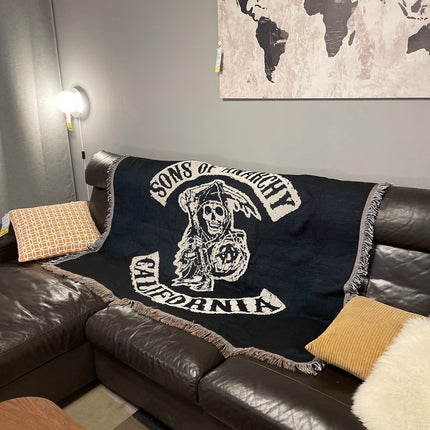 Children Of Chaos Sofa Blanket Motorcycle Motorcycle - Wnkrs