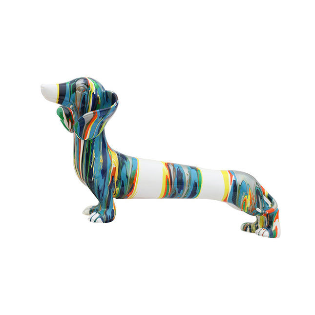 Color Resin Crafts Animal Cartoon Dachshund Dog - Wnkrs