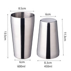 2pcs / 600mlto450ml