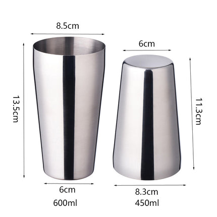 Stainless Steel Cocktail Shaker Ice Bucket Six-piece Set - Wnkrs