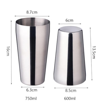 Stainless Steel Cocktail Shaker Ice Bucket Six-piece Set - Wnkrs