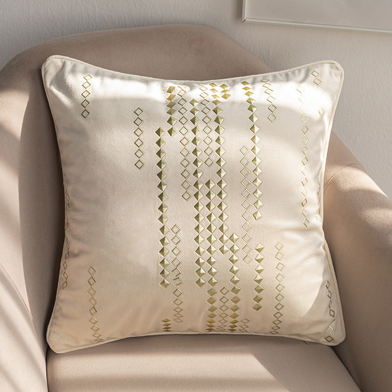 Embroidery double-faced ni embroidery hand-made retro sofa pillow