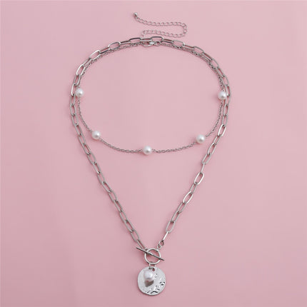 Women's Baroque Pearl Coin Pendant - Wnkrs