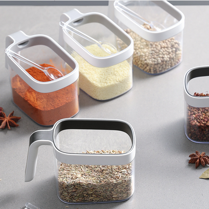 Kitchen Spice Rack Jar Free Perforated Spice Box Wall-Mounted Spice Box Set Household Spice Jar Storage Box - Wnkrs