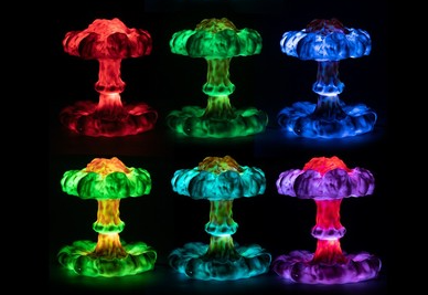 Mushroom Cloud Creative Led Table Lamp Infinite Three-Tone Light Eye Protection Lamp - Wnkrs