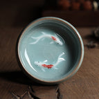 Geyao powder blue double fish