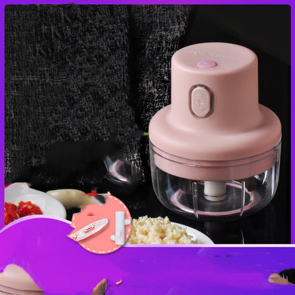 Electric Food Chopper - Handheld Garlic Chopper Wireless 250ml - Wnkrs