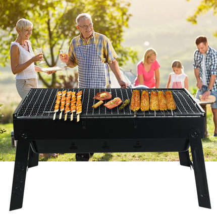 Stainless Steel Folding Barbecue Grill Charcoal Grill Korean Skewers Grill - Wnkrs