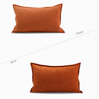 Orange red waist pillow / 3050cm without core