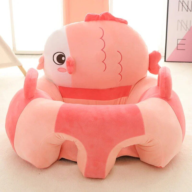 Plush Baby Support Seat: Comfortable Learning-to-Sit Chair - Wnkrs