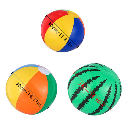 Pelota de playa inflable colorida para fiestas en la piscina y juegos de playa