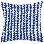 Feuille bleue / 45x45 sans oreiller