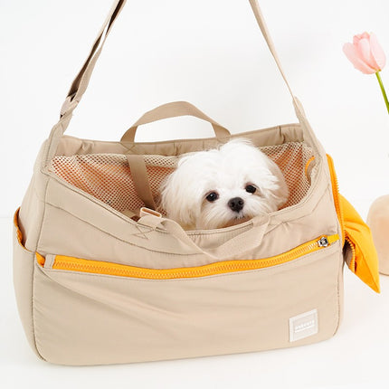 Elegante bolso de hombro para transportar mascotas, para perros pequeños y medianos