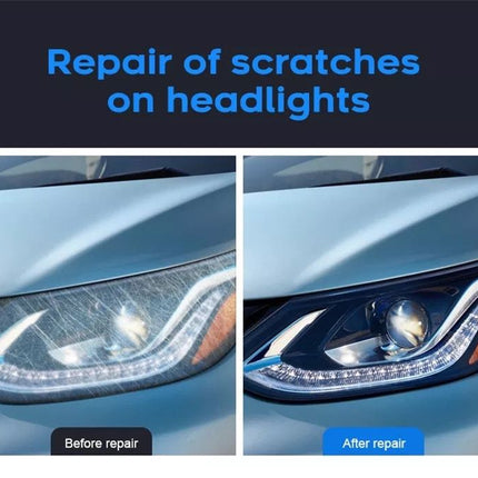 Car Headlight Restoration Kit - 800g Non-Scratch Hydrophobic Polish - Wnkrs